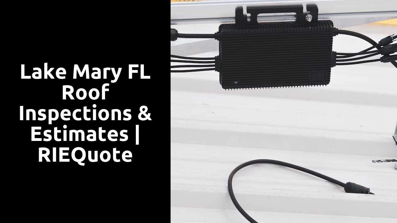 Lake Mary FL Roof Inspections & Estimates | RIEQuote