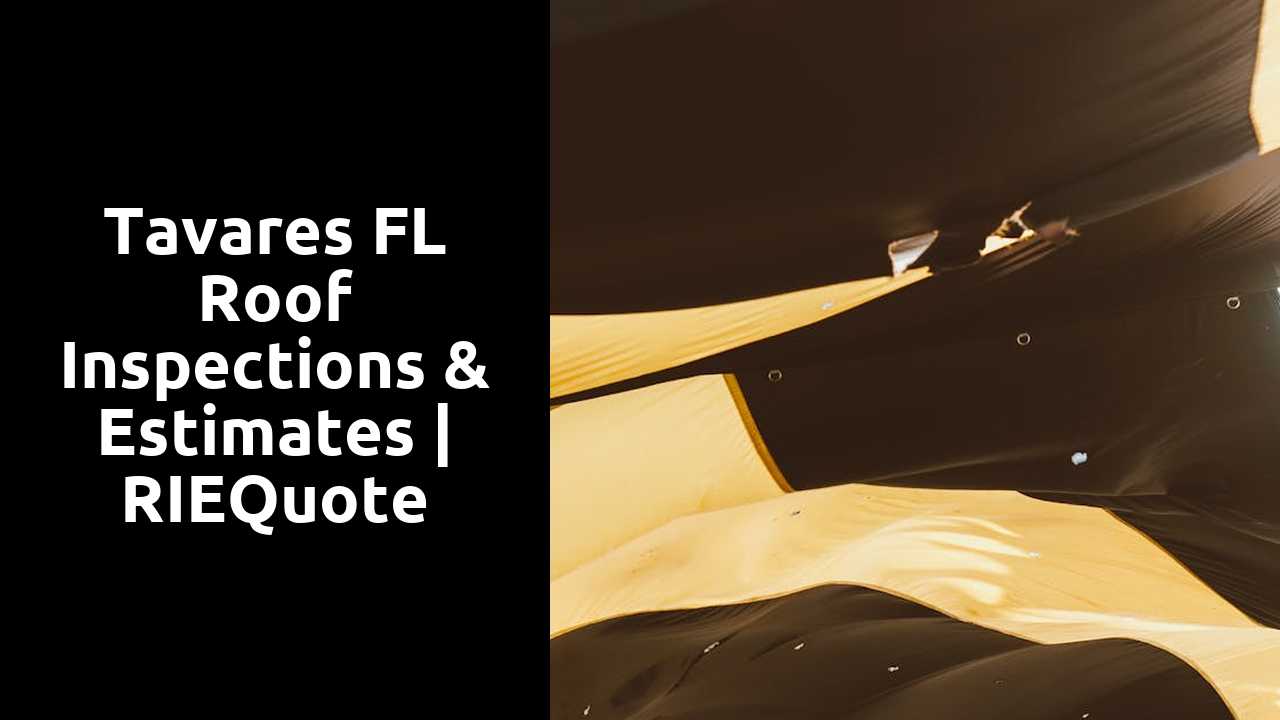 Tavares FL Roof Inspections & Estimates | RIEQuote